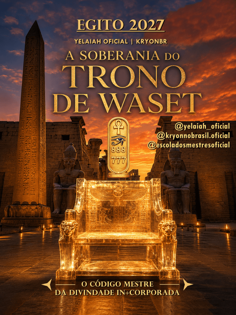 Egito 2027 — A Soberania do Trono de Waset